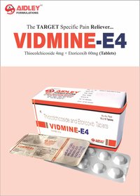 Thiocolchicoside 4mg + Etoricoxib 60mg Tablet