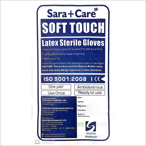 Soft Touch Latex Sterile Glove Soft Touch Latex Sterile Glove