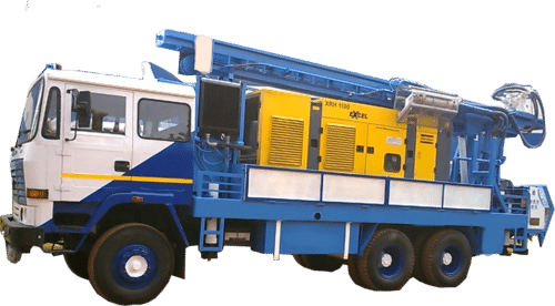 1000 Feet Depth Truck Mounted Hydraulic Water Well Drilling Rig