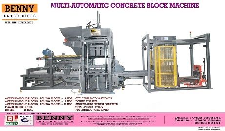 Multi Purpose Block Making Machine - Bmm 600 Hv