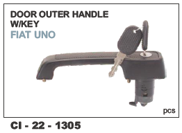 Auto Door Outer  Handle W/key FIAT