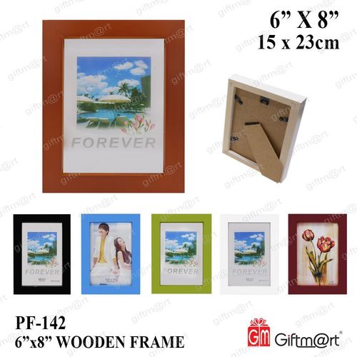 PF142 6 x 8 Wooden Photo Frame