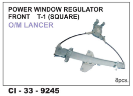 Power window Regulator Front T-1(Square) O/M LANCER, L/R