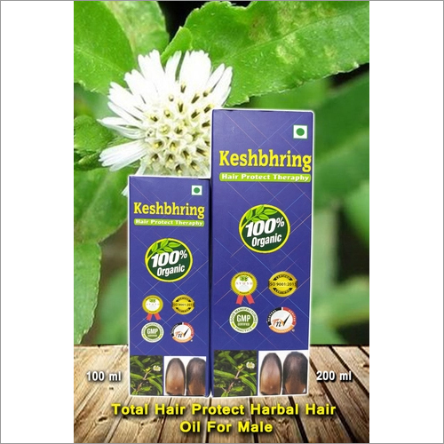 Herbal Hair Oil Keshbhring Total Hair Protection Oil For Man