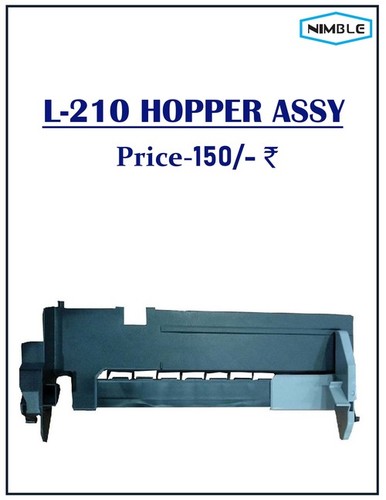 HOPPER ASSY (L-210) - Black | Compatible with Epson Printers L210, L220, L360, L365, L380, L130, L110, M100, M200 for Paper Feeding