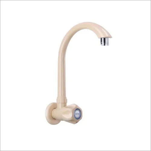 Cream Pvc Wall Sink Tap