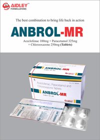 Aceclofenac 100mg + Paracetamol 325mg + Chlorzoxazone 250mg Tablet