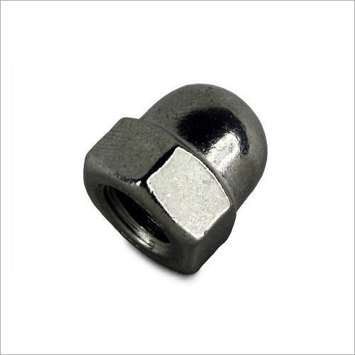 Dome Cap Nut - Steel, Metric Thread, Hexagonal, Plated Finish | Corrosion Resistance, Thread Protection, Secure Fastening