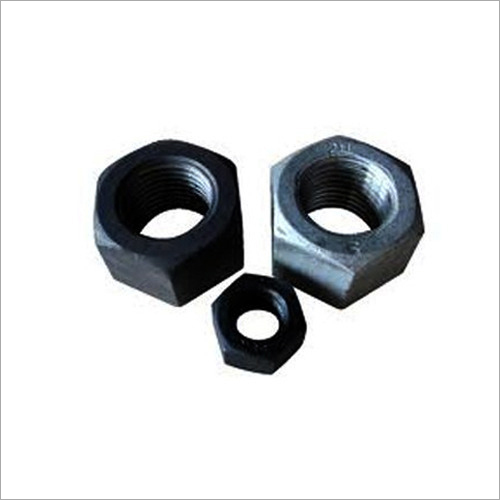Metal Hex Nut - Steel M6-M24 Size Range Black Zinc Finish | Metric Thread Type ISO 4032 Compliance Ideal for Fastening in Industrial Machinery