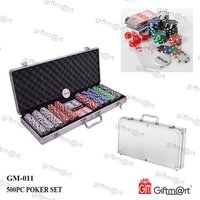 Poker Set - 500 Piece High-quality Game Set | Premium Gaming Experience, Complete With Poker Chips And Cards