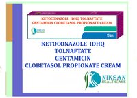 Ketoconazole Idhq Tolnaftate Gentamicin Clobetasol Cream - 30g, General Medicine | Suitable For All, Fungal Treatment, Dosage: 3 Times Daily