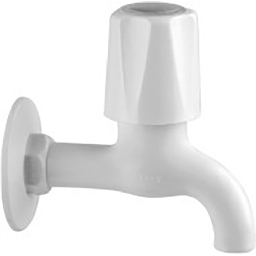 Deck Mounted Round Plastic Bib Cock Long