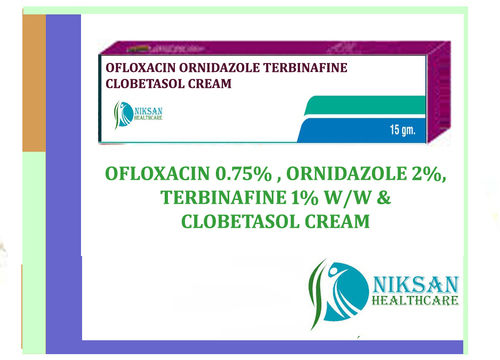 Ofloxacin Ornidazole Terbinafine Clobetasol Cream