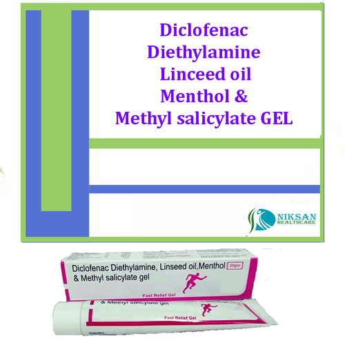 Diclofenac Linceed Oil Methyl Salicylate Menthol Gel