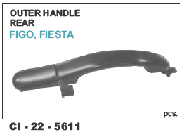 Outer Handle Rear FORD