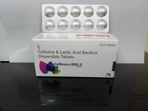 Cefixime 200 MG & Lactic Acid Bacillus Dispersible tab By MEDIBOON PHARMA PVT. LTD.