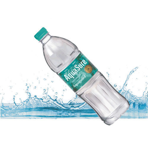 AQUASURE PACKAGED DRINKING WATER - 1 Liter Plastic Bottle, Shelf Life: 3 Months | Type: Pure Water, Weight: 1 Kilograms