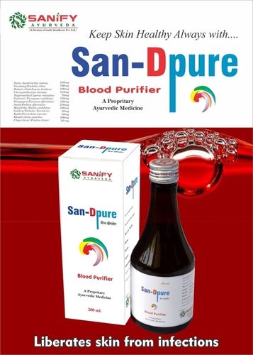 Ayurvedic Blood Purifier Syrup - Liquid Herbal Formula | Natural Detoxification, Promotes Healthy Blood Circulation, Supports Immune Function