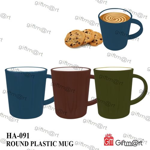 Round Plastic Mug Cavity Quantity: Single