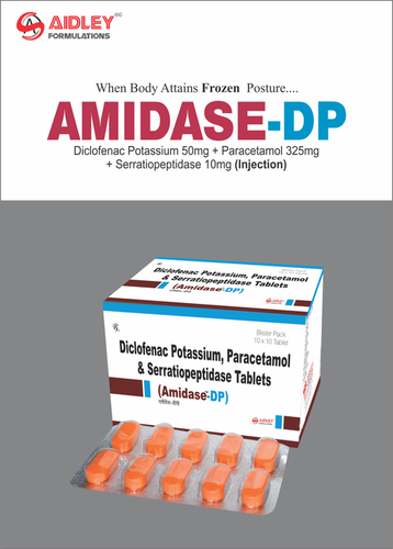 Diclofenac Pot. 50mg + Paracetamol 325mg + Serratiopetidase 10mg Tablet