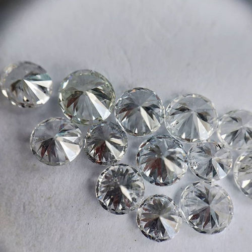 Cvd Diamond 2.10mm to2.20mm DEF VVS VS Round Brilliant Cut Lab Grown HPHT Loose Stones TCW 1