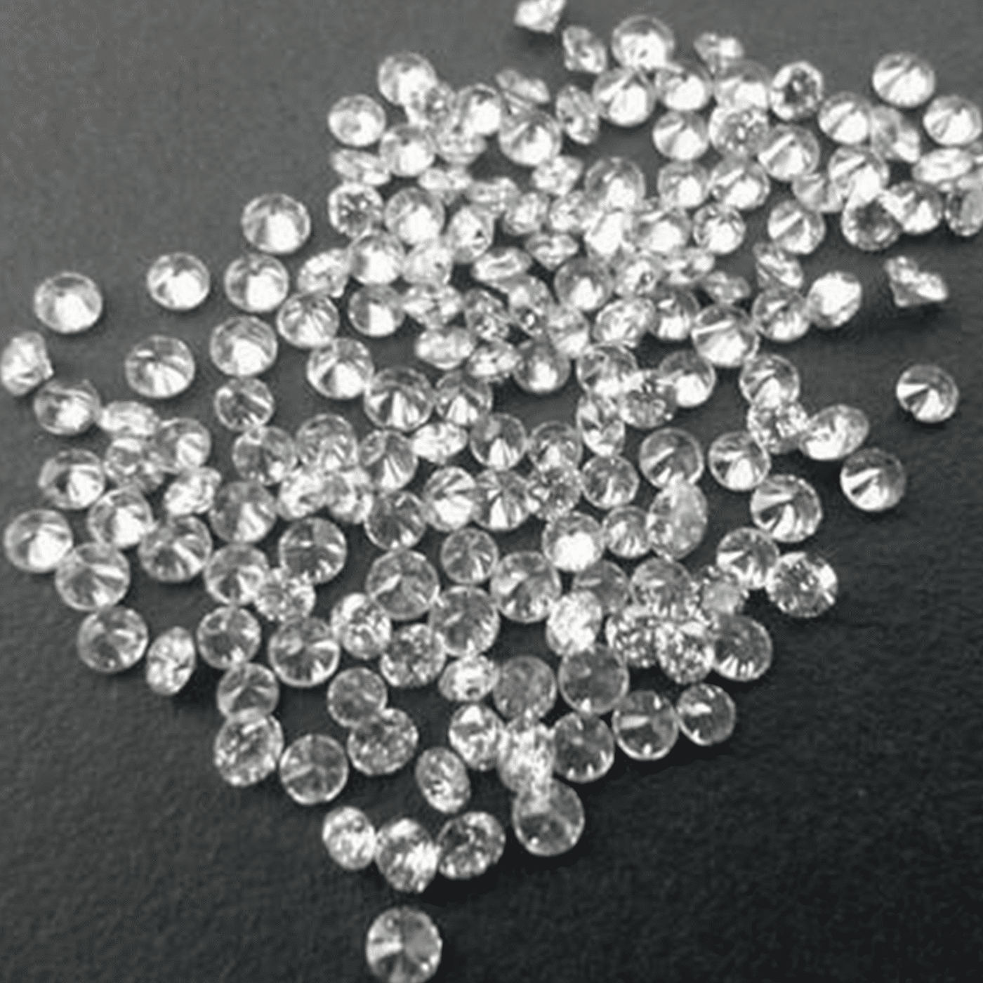 Cvd Diamond 2.40mm to2.50mm DEF VVS VS Round Brilliant Cut Lab Grown HPHT Loose Stones TCW 1