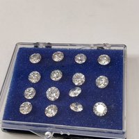 Cvd Diamond 2.60mm to2.70mm DEF VVS VS Round Brilliant Cut Lab Grown HPHT Loose Stones TCW 1