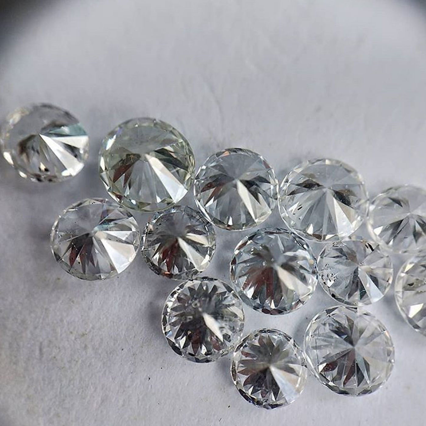 Cvd Diamond 2.80mm to2.90mm DEF VVS VS Round Brilliant Cut Lab Grown HPHT Loose Stones TCW 1