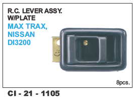 Rc Lever Assy W/Plate MAX TRAX,  L/R
