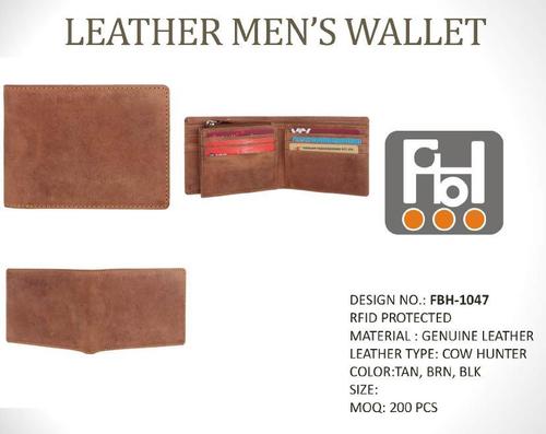 Machine Made Modern Design Leather Men's Wallet