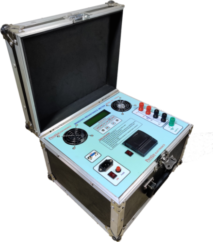Winding Resistance Meter - 4 Digit Micro-Ohm Meter Model PE - 17RA DUAL | 400MVA/440kV to 1kVA Transformer Portable Design Dual Channel Instrument PC/Printer Interface Backlit LCD Display