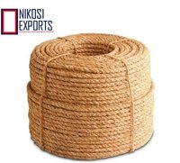 Golden Brown Machine Twisted Coir Rope