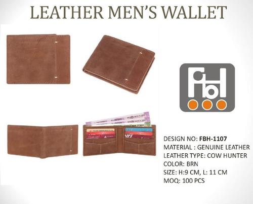 Bi Fold Genuine Leather Men's Wallet