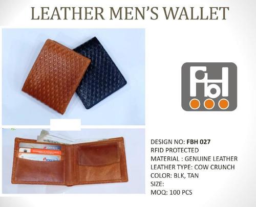 Multi Color Leather Men's Wallet