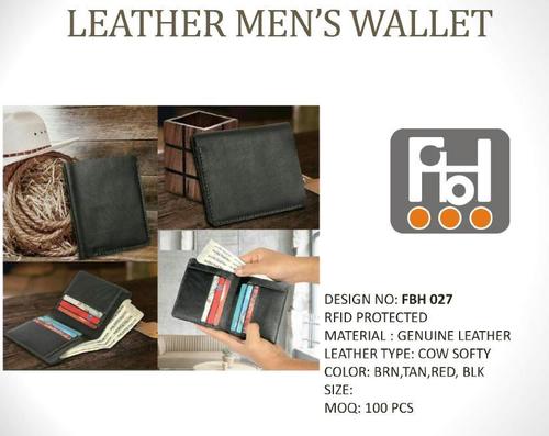 Black Leather Wallet