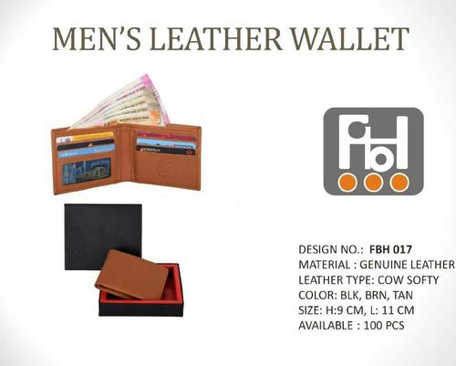 Rfid Protected Genuine Men's Leather Wallet - Genuine Leather 9x11 Cm Black Brown Tan | Bi-fold Design Cow Softy Leather Lining Classic Style