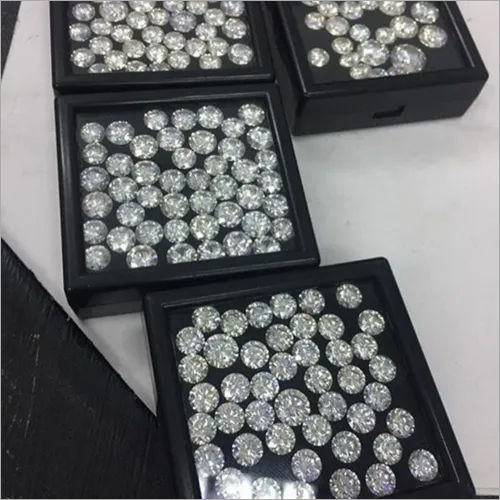 Cvd Diamond 3.40mm to3.50mm DEF VVS VS Round Brilliant Cut Lab Grown HPHT Loose Stones TCW 1