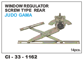 Window Regulator Screw Type Rear  JUDO,  GAMA  L/R
