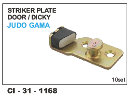 Striker Plate Door Dicky JUDO - Durable Steel Design, 4 Wheeler Compatibility | Warranty Included, Left/Right Orientation