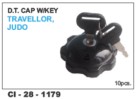 DT Cap W/Key Traveller, JUDO - 4 Wheeler Vehicle Compatibility | Warranty Included, Durable and Reliable Design for Enhanced Performance