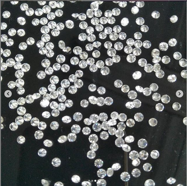 Cvd Diamond 0.9mm to1.10mm DEF VS SI Round Brilliant Cut Lab Grown HPHT Loose Stones TCW 1
