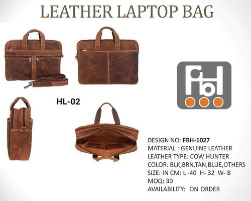 Brown Leather Laptop Bag