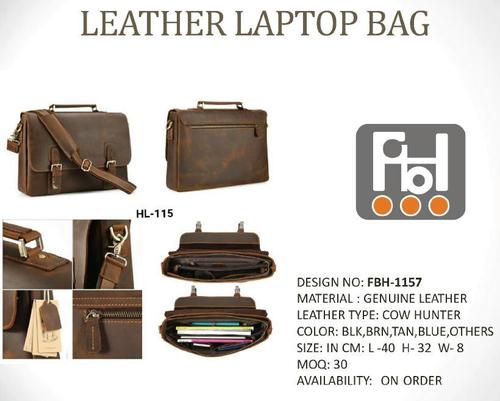 Genuine Leather Laptop Bag