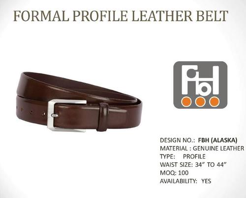 Formal Profile Leather Belt