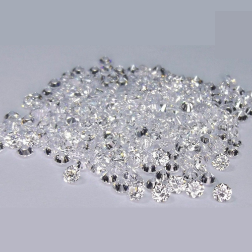 Cvd Diamond 1.40mm to 1.45mm DEF VS SI Round Brilliant Cut Lab Grown HPHT Loose Stones TCW 1