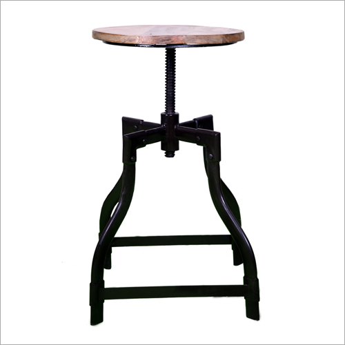 Iron Revolving Bar Stool