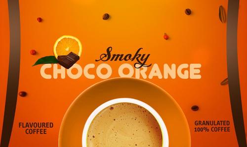 Choco Orange flavoured coffee