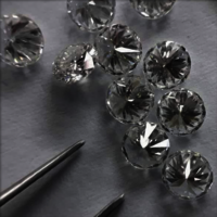 Cvd Diamond 3.30mm to3.40mm DEF VS SI Round Brilliant Cut Lab Grown HPHT Loose Stones TCW 1