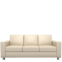 Office Three Seater Leather Sofa