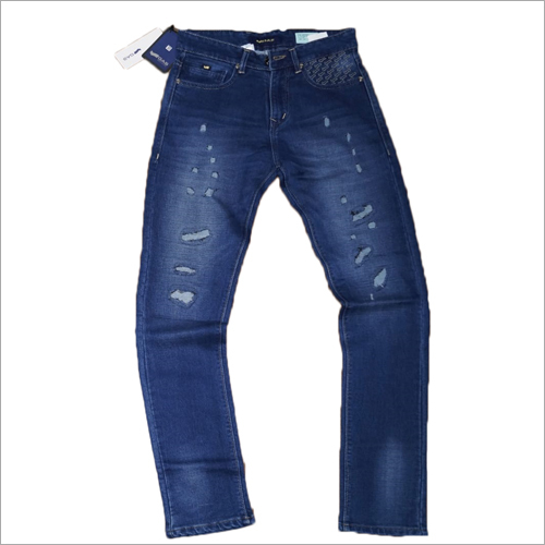 Available In Different Color Mens Stretch Jeans